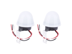 2 interruptores fotoeléctricos para farolas automáticas de 12 V