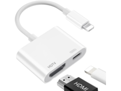 Adaptador Lightning A Hdmi Certificado Mfi 1080p Con Sincronización Audio Vídeo Iphone Ipod