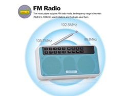 Rolton E500 Alto-falante Bluetooth Sem Fio 6w Hifi Estéreo Com Rádio Fm Gravador Lanterna Tela Led