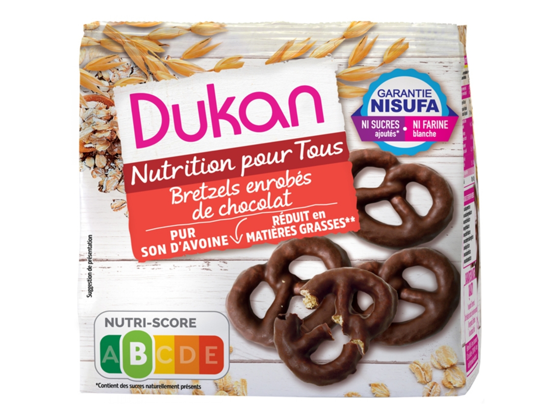 Pretzels Recubiertos de Chocolate 100 G DUKAN