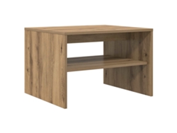 Mesa de centro de roble artesanal 60 x 50 x 40 cm MAISON EXCLUSIVE