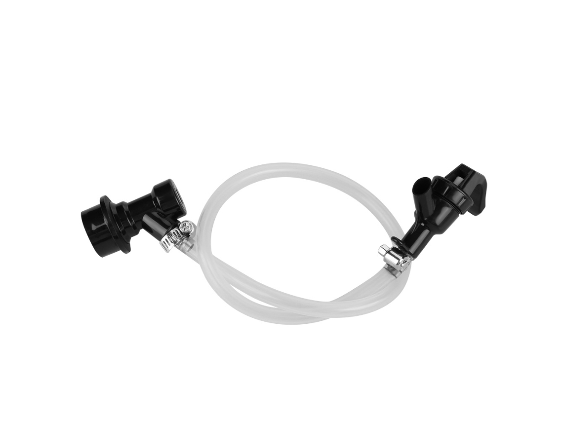Linha Cerveja 50cm Com Torneira Piquenique E Conexão Ball Lock Para Barril De Cerveja