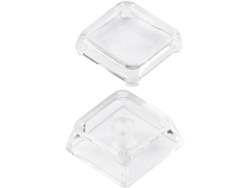 Lote De 10/20/50/100 Teclas Transparentes, Teclado De Altura Xda