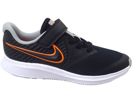 Zapatillas Deportivas NIKE Star Runner 2 (Negro - Material Sintético, Tejido - 28)