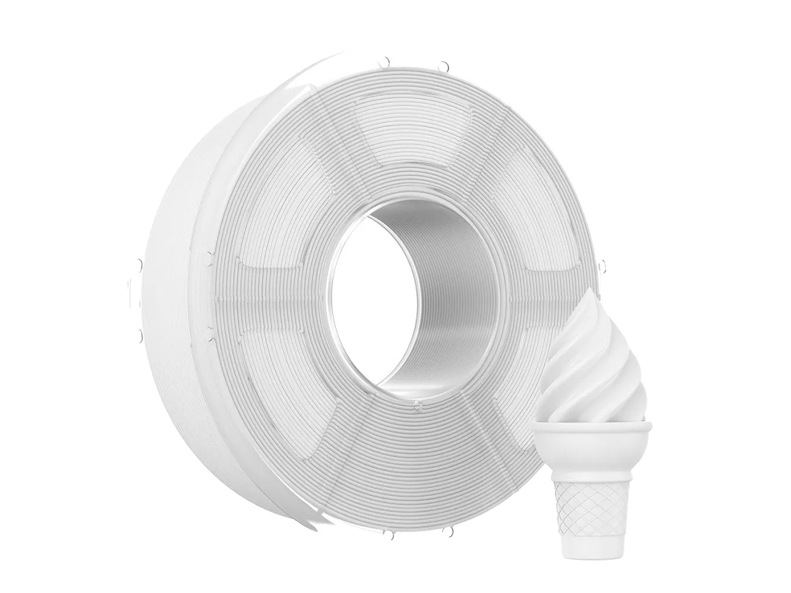 Filamento para impresora 3D, PLA duradero, alta velocidad, blanco OEM