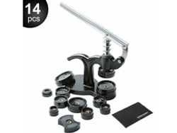 Juego de reparación de relojes profesional, cierracajas con barra de apertura para cambio de batería, aluminio de alta resistencia ideal para M