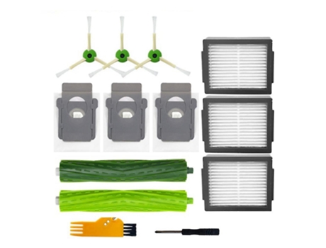 Cepillo lateral 13 piezas para Irobot Roomba J7 J7 + I3 I3 + filtro de principal bolsa de polvo