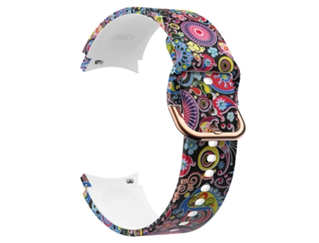 Correa de Silicona 20mm liberación rápida con hebilla para Samsung Galaxy Watch 5 40mm/44mm/5 Pro 45mm - peces de colores
