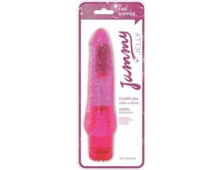 Vibrador TOYZ4LOVERS Jammy Jelly Classy Glitter (20 cm)