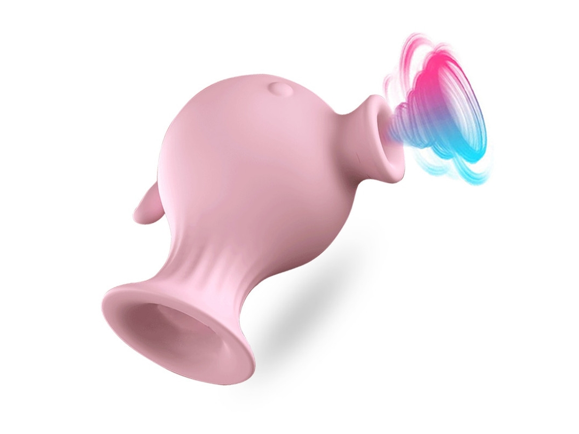 Vibrador De Succin De Silicona De 7 Frecuencias Para Mujer (rosa)