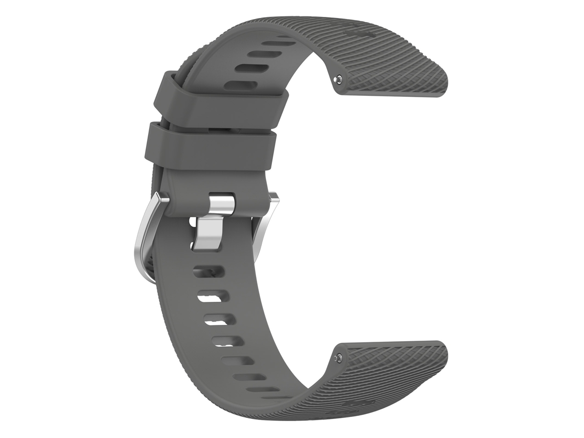 Correa de relógio de Silicona Gris oscuro 22 mm Garmin Forerunner 265 / 265 Music / 255 / 255 Music / Venu 2 / Vivoactive 4 INF