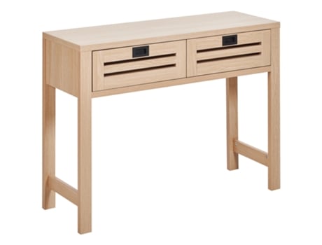 Consola de madera clara BELIANI Randa