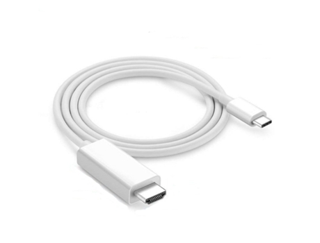 Adaptador USB-C (3.1) a HDMI (2.0), 1,8 m - Blanco