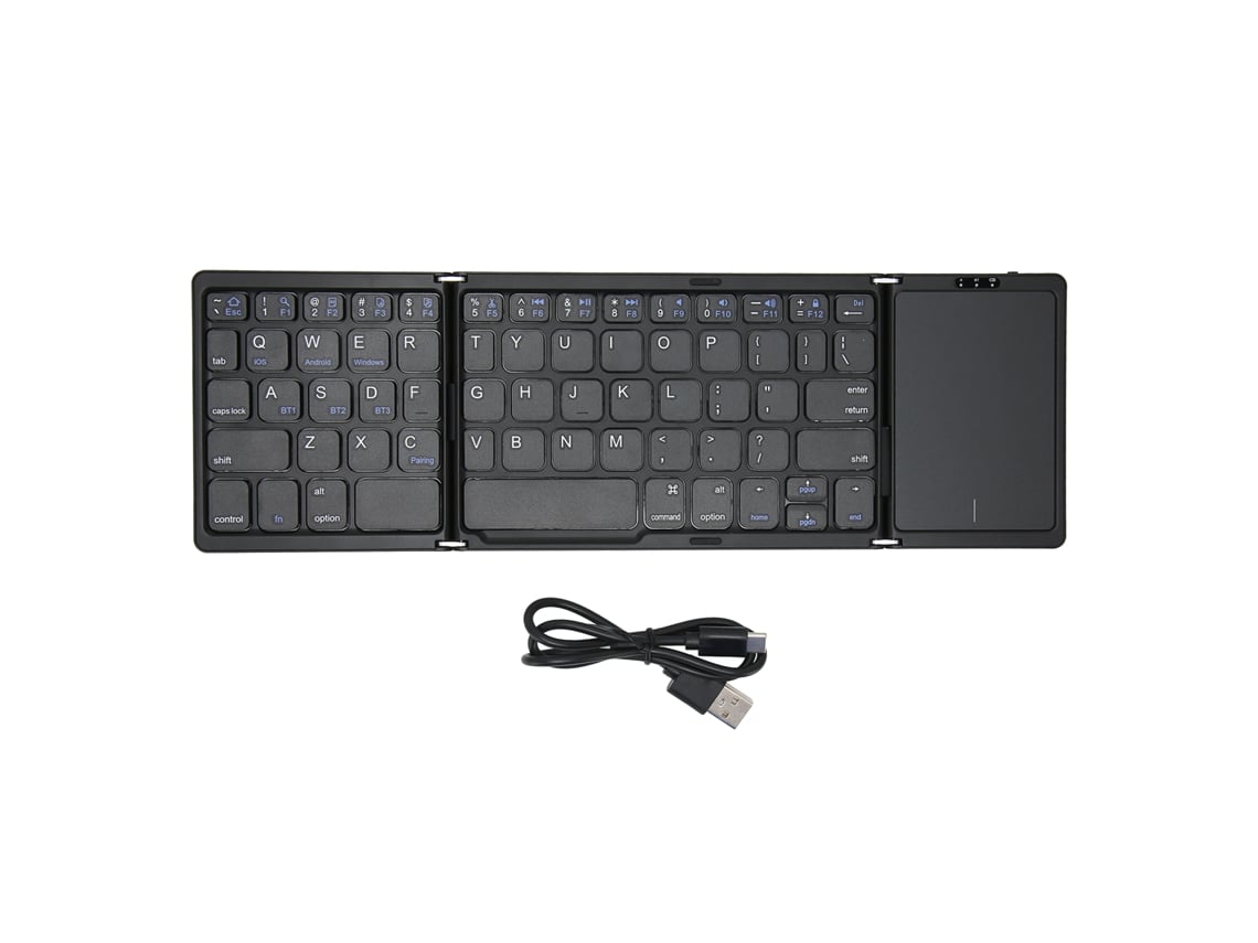 Teclado Bluetooth Inalámbrico Plegable