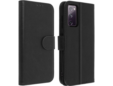 Funda Samsung Galaxy S20 FE AVIZAR Libro Billetera Negro
