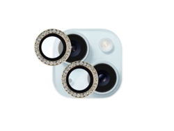 Cubre Objetivo Brillo Oro Para Iphone 15