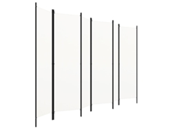 Biombo Divisor | Biombo Separador | Separador De Ambientes De 6 Paneles Blanco 300x180 Cm