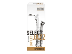 D'ADDARIO select jazz unfiled saxofone baritono 4 hard (5 un)