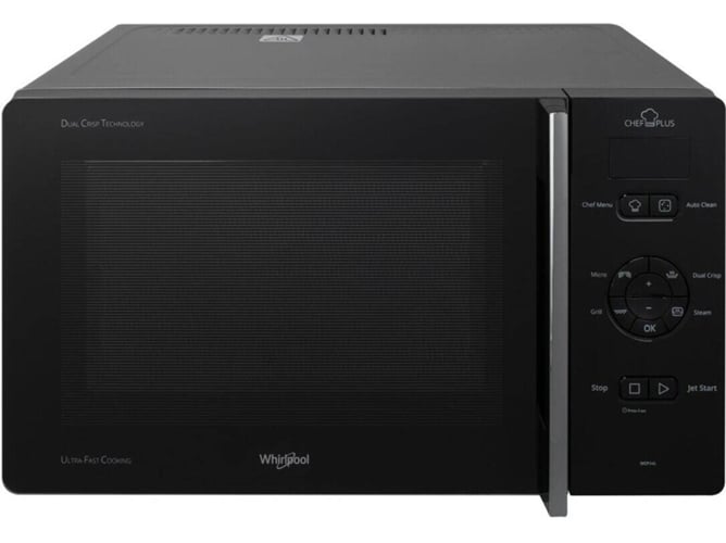 Microondas WHIRLPOOL MCP 346 SL (25 L - Con Grill - Negro)