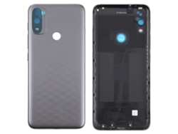 Tapa Bateria Trasera Compatible Con Motorola Moto E20 Graphite Grey Gris Negro