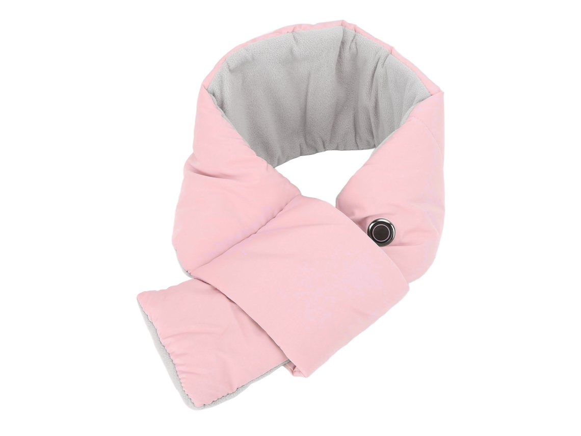Bufanda Térmica Usb Para Hombre Y Mujer Con 3 Ajustes De Temperatura, 105 Cm, Color Rosa.