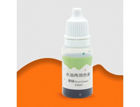 Pigmentos de teñido anudado de jabón hechos a mano 10ml - pigmento líquido de color base seguro y no tóxicoVerde SLOWMOOSE