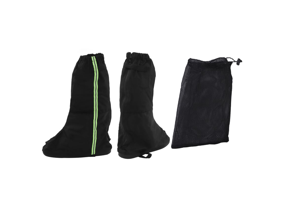 Fundas impermeables antideslizantes reflectantes para botas de nieve Anub para senderismo y escalada, color negro, talla L
