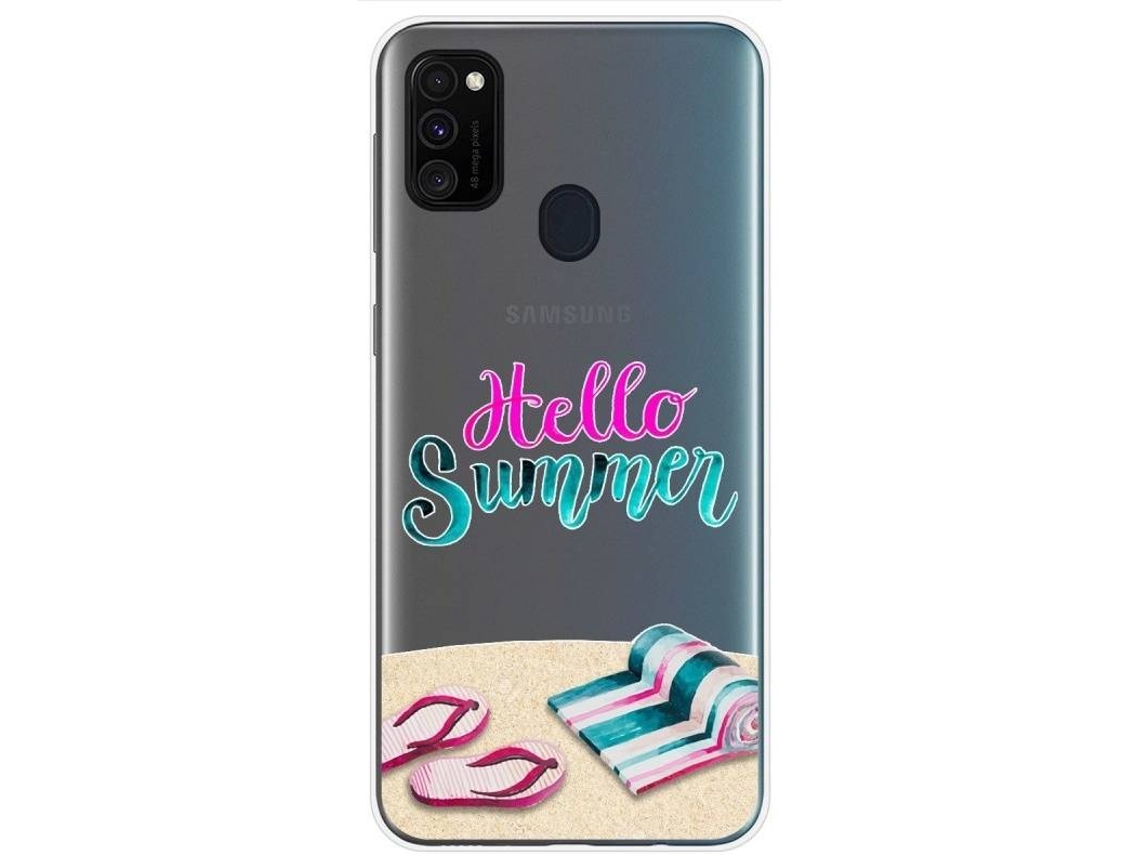 Carcasa Samsung Galaxy M30s TUMUNDOSMARTPHONE Dibujos Transparente Multicolor