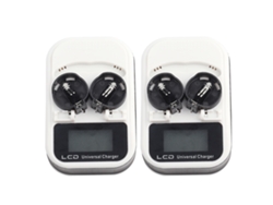 Cargador Recargable Lcd 2 Piezas Para Baterías Botón De Litio Lir2016 Lir2025 Lir2032