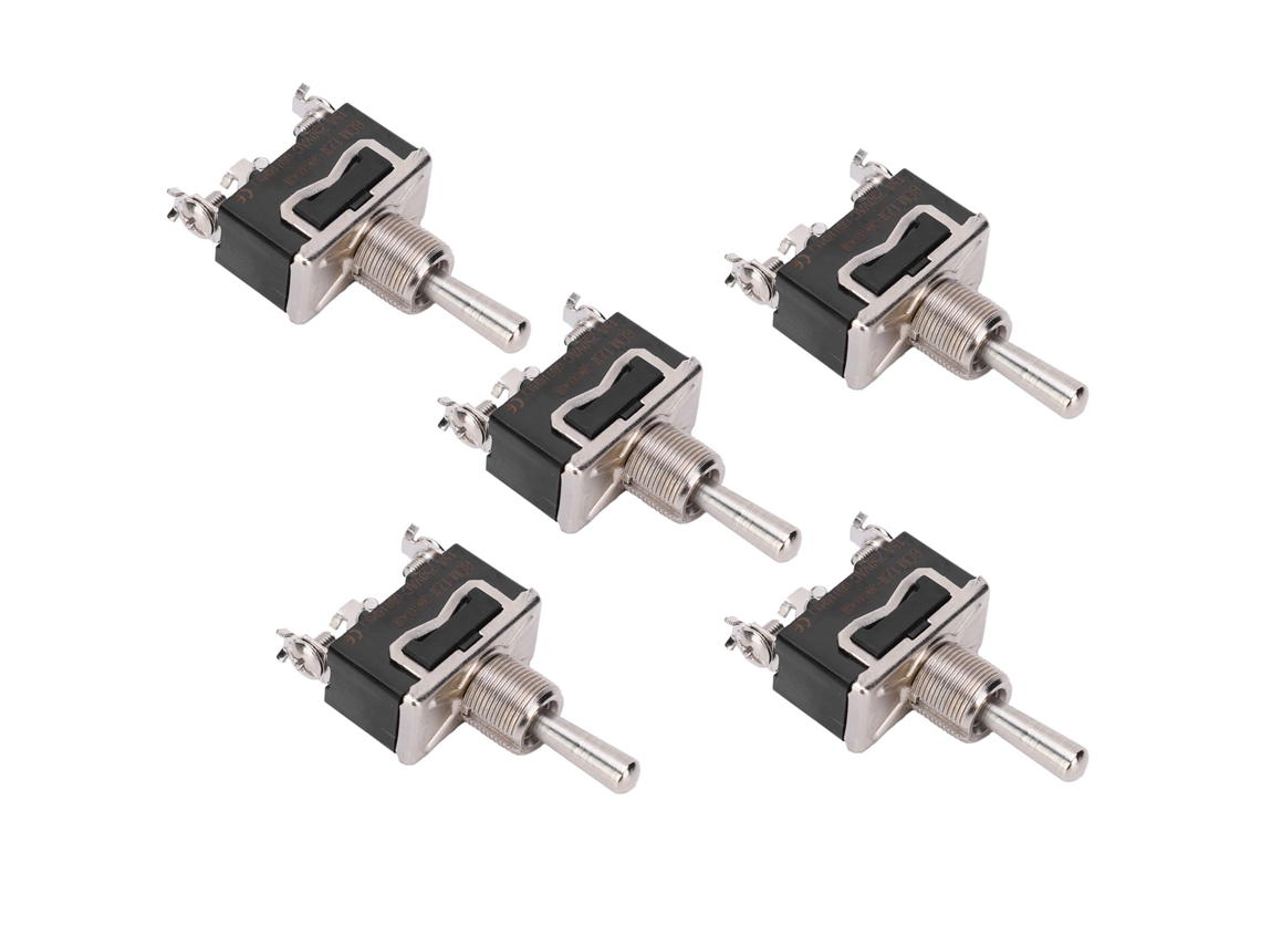 2026dz-20 Piezas Interruptor basculante Berm 3 niveles 3 pines LED Mini balancín Bem-123f 15a 250vca