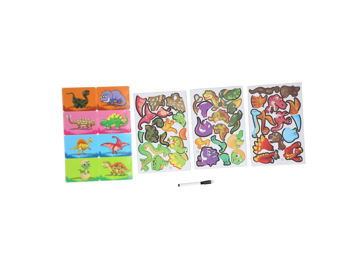 Rebe-puzzle De Dinossauros Rompecabeças Educativo Brinquedo De Montagem Para Crianças Diversão Relaxante