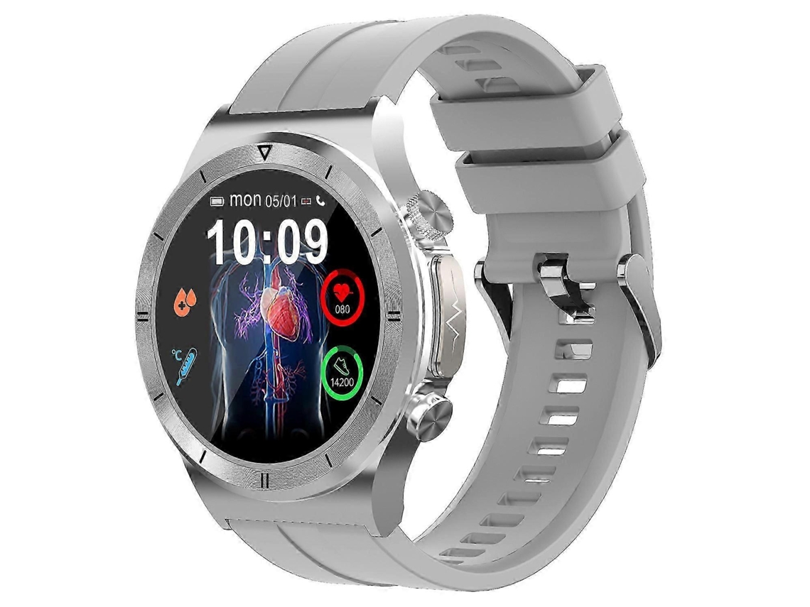 Reloj deportivo T30 de 1,39 pulgadas con ECG, monitorización de glucosa en sangre/oxígeno, frecuencia cardíaca y llamadas Bluetooth Ly Ebike