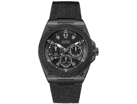 Reloj GUESS Hombre (Silicona - Negro)