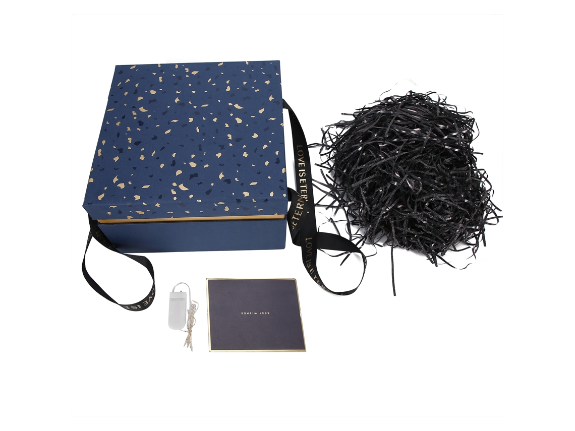 Caja de regalo cuadrada para pintalabios, estuche de almacenamiento de cosméticos y aromaterapia