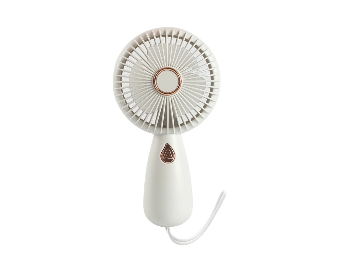 Usb | Portátil - Ventilador Ligero Y Portátil Cuenta Con Luz Led Integrada, Un Diseño Moderno, Control De Flujo De Aire De 3 Niveles, Carga