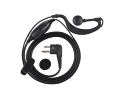 Auriculares Con Gancho Para La Oreja Y Botón Ptt Para Radio Walkie-talkie.