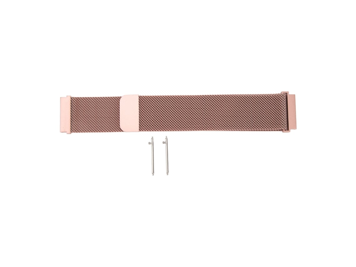 Cinto De Relógio De Aço Inoxidável 22mm Com Fecho Magnético Malha Metalica Para Gt Honor Magic Ouro Rosa