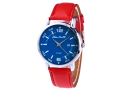 Reloj De Pulsera Unisex Con Pantalla Analógica, Esfera Redonda, Movimiento De Cuarzo, Marca Zhoulianfa.