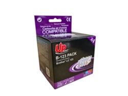 Hermano Lc121/ Lc123/ Lc125/ Lc127. Paquete de cartuchos de tinta compatibles de primera calidad equivalente al modelo UPRINT original