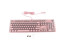 Teclado Mecánico Gaming Cableado Con Switch Azul