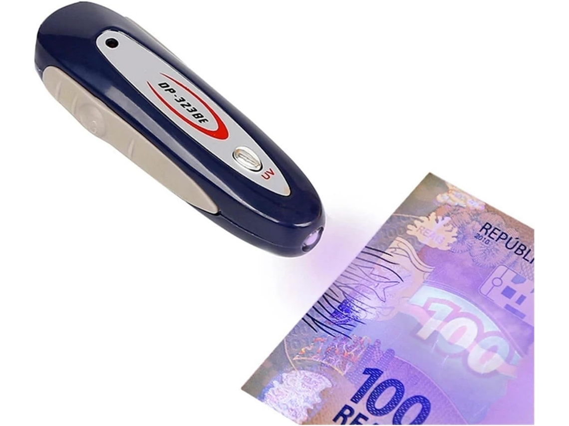 Detector De Billetes, Mini Detector Portátil 2 En 1 Con Probador Magnético Y