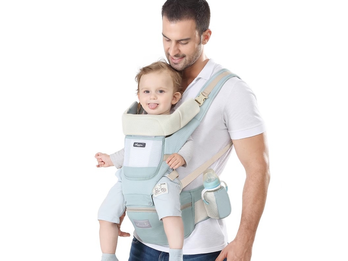 Mochila 6 En 1 Para Bebés De 3 A 36 Meses, Con Correas Ajustables, Bolsillos Y Cremallera.
