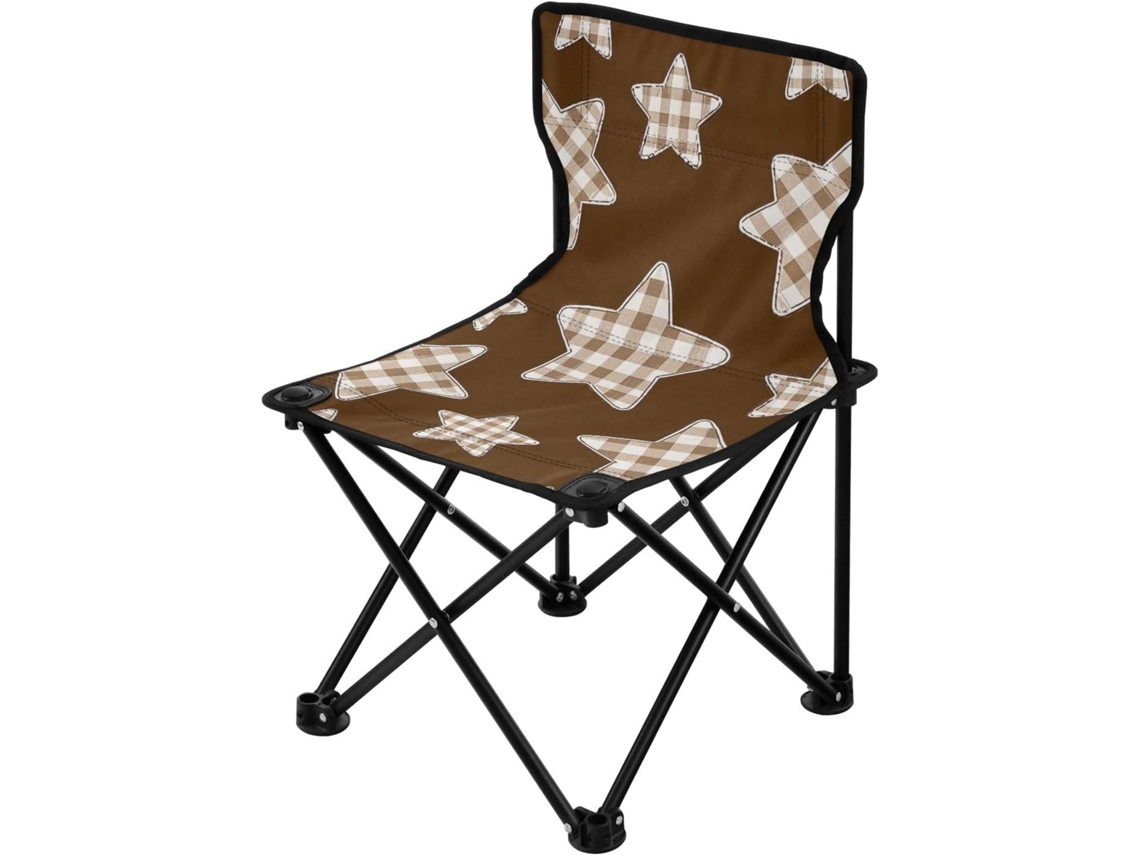 Sillas De Camping Compactas Cuadros Hierro Plegable Ligera Compacta