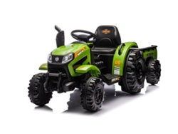 Tractor Eléctrico Con Remolque, 12 Voltios, Módulo De Música, Bluetooth.