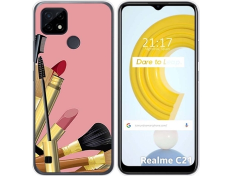 Carcasa Realme C21 TUMUNDOSMARTPHONE Brochas Multicolor