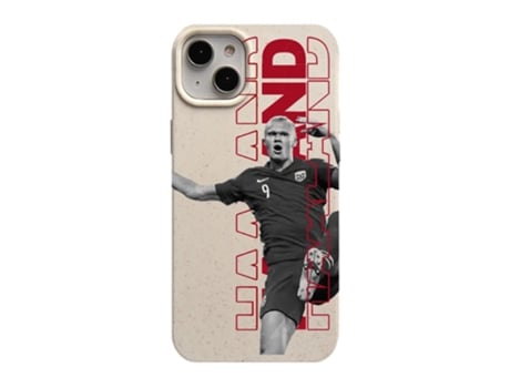 Funda Móvil Oficial Norges Fotballforbund Compostable Base para iPhone 14 PHONECASES3D Blanco