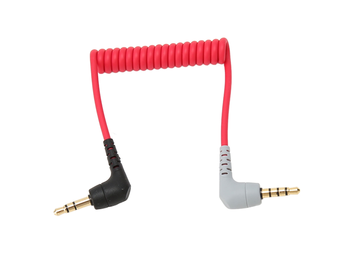 Adaptador De Cable En Ángulo Trs A Trrs De 3,5 Mm Macho A Macho Para Micrófonos Boya Rode, Iphone Y Smartphones.