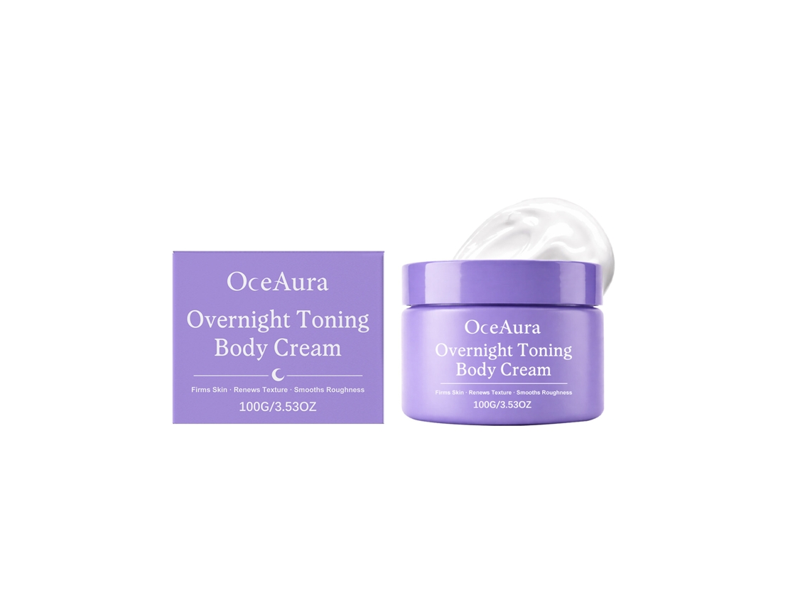 Crema hidratante de noche ligera y sin grasa Oceanaura para el cuerpo.