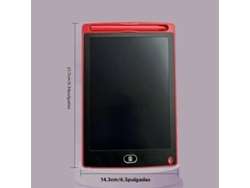 Tableta De Escritura Lcd (roja De 8,5 Pulgadas), Tablero De Dibujo, Tablero De Dibujo Para Niños, Pizarra De Juguete Para Escribir