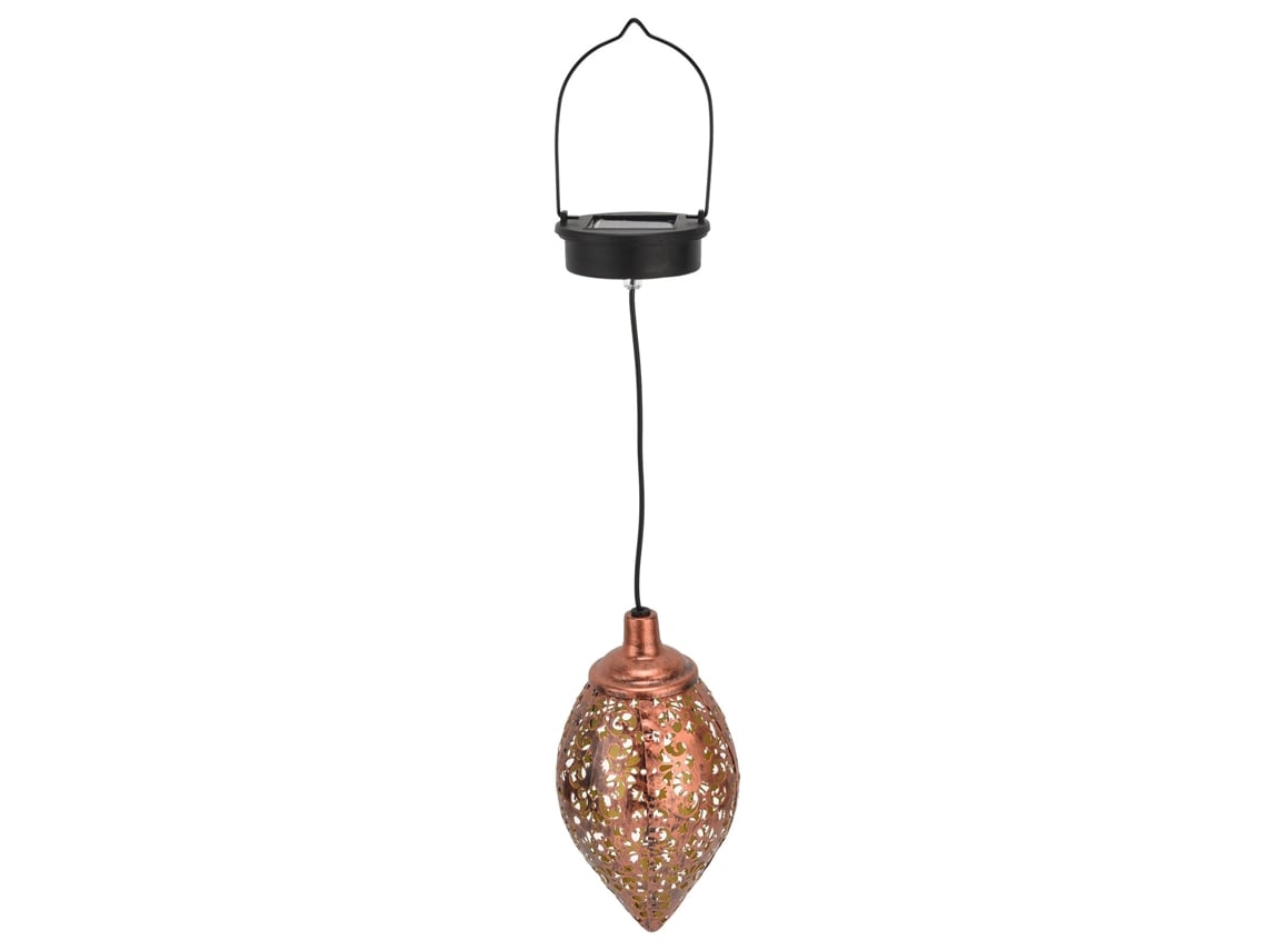 Lámpara De Araña Solar Retro Hierro Forjado Hueco E Impermeable, Luz Decorativa Para Exteriores, Pat
